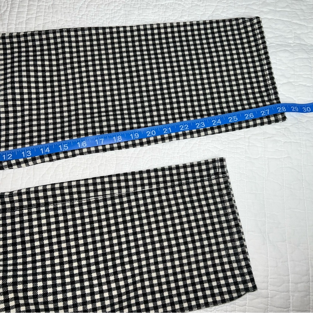 TALBOTS Stretch Corduroy High Waist Straight Leg Pants Buffalo Check EUC Sz 14P - Picture 11 of 13